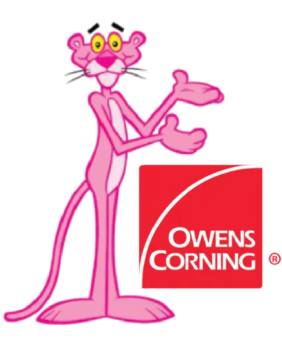 Owens Corning Insulation - pink panther
